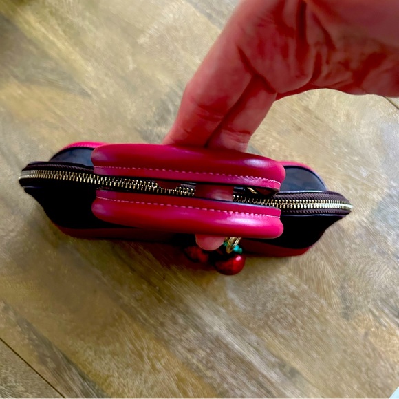 Coach 👜 mini sierra red signature color block red satchel purse - Picture 4 of 8